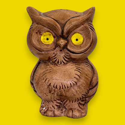 Watson's Groovy Owl Salt and Pepper Shakers, Vintage 1970s Ceramic 🦉