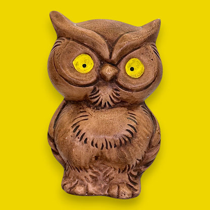 Watson's Groovy Owl Salt and Pepper Shakers, Vintage 1970s Ceramic 🦉