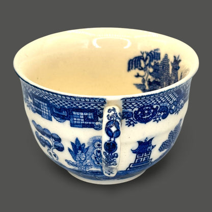 Vintage Blue and White Blue Willow Tea Cup Made in Japan Replacement Mug