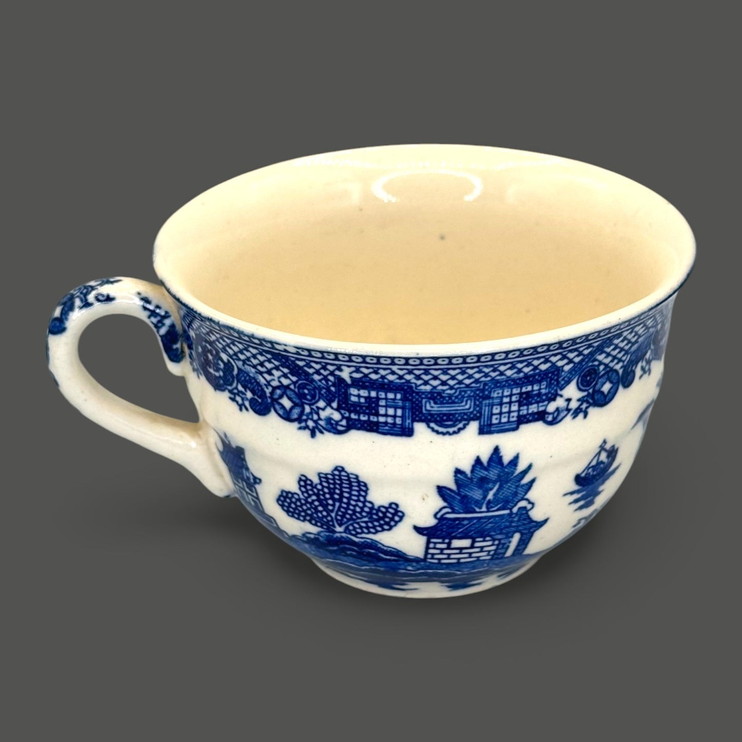 Vintage Blue and White Blue Willow Tea Cup Made in Japan Replacement Mug