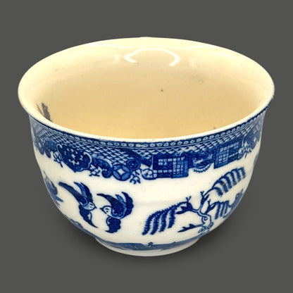 Vintage Blue and White Blue Willow Tea Cup Made in Japan Replacement Mug