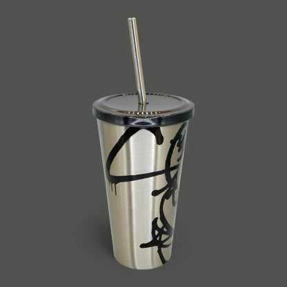 Starbucks Black and Sivler Stainless Steel Travel Mug Tumbler Replacement Mug