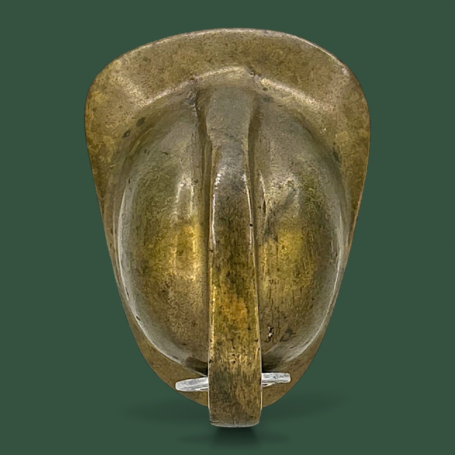 Lancashire County Brass Fireman Helmet Paperweight