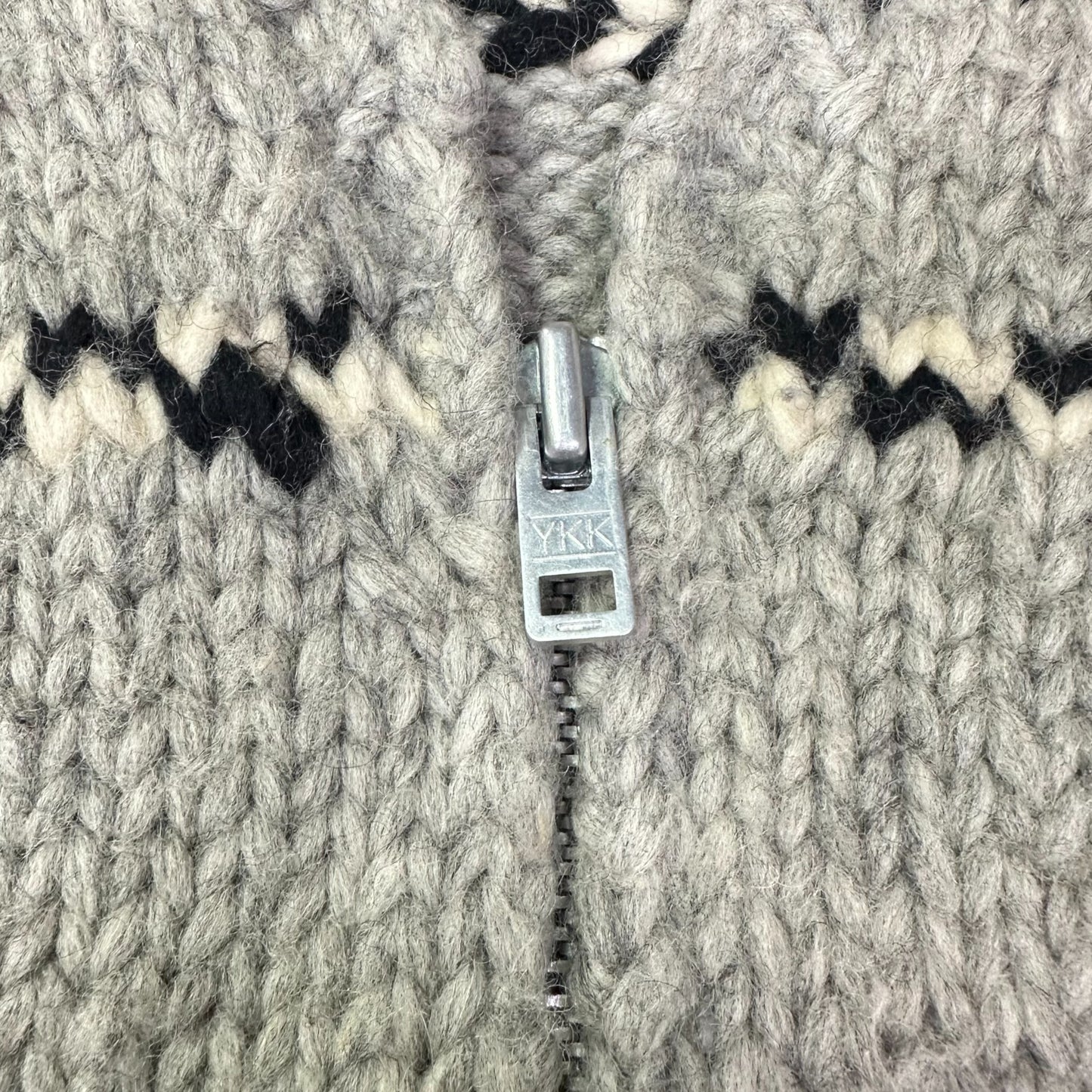 Handmade Cowichan Wool Vest with Eagles - Vintage - Men’s XL