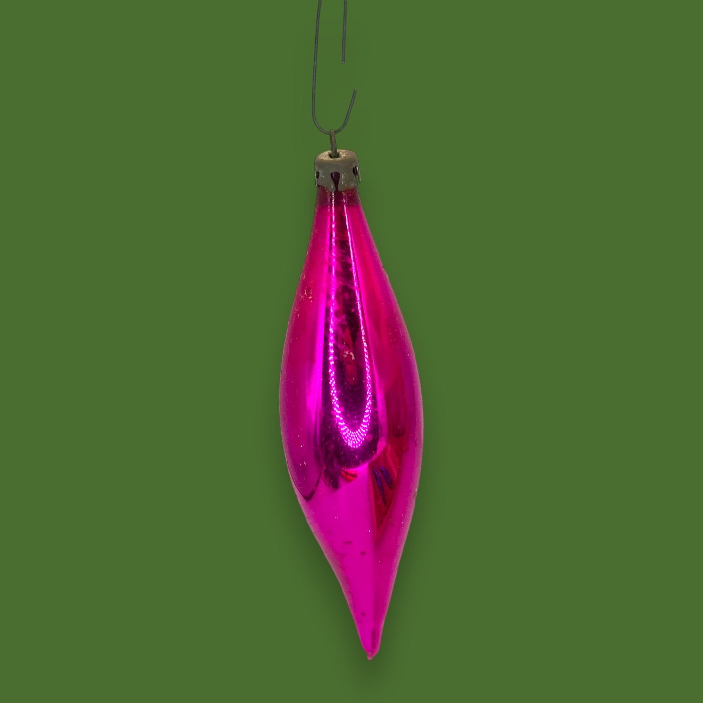 Christmas Teardrop Christmas Ornaments - 6 Piece Box Set - Blue Silver Red Magenta🎄