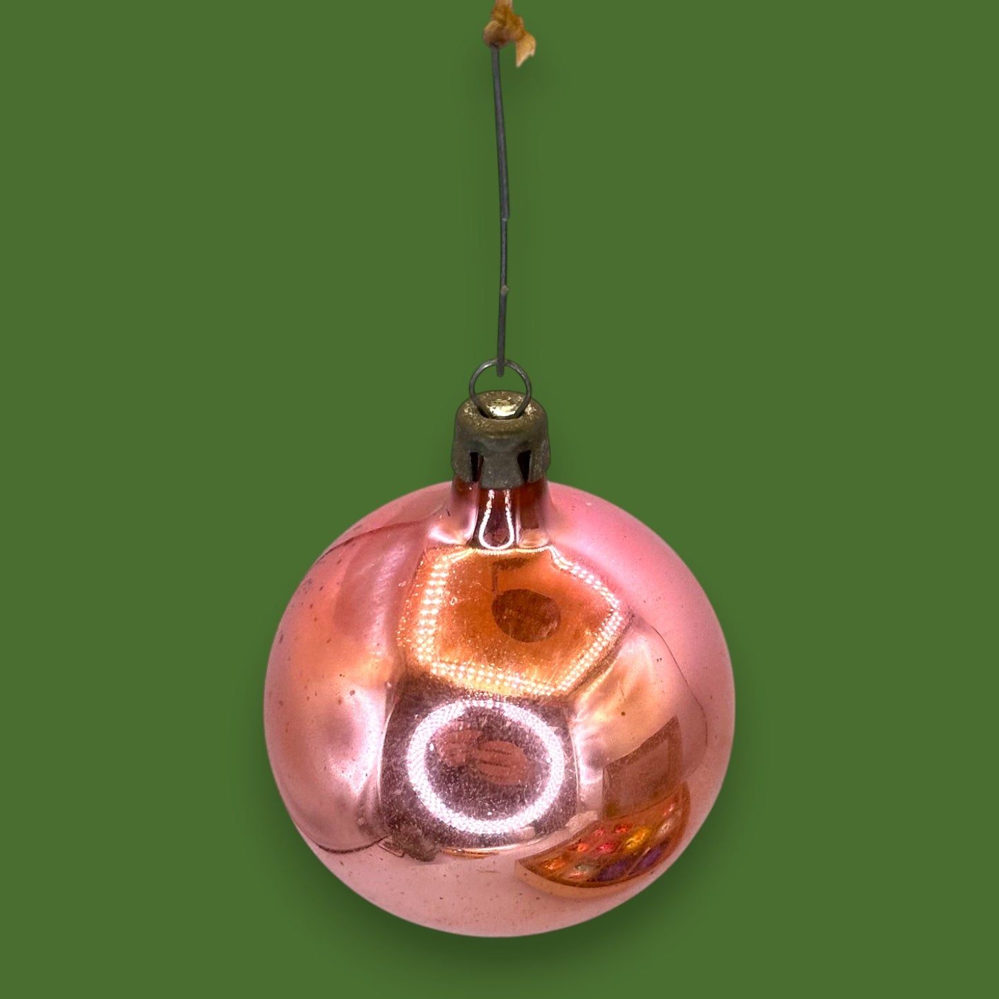 Vintage Santa Land Christmas Ornaments Glass Ball 12 x 2.25" Set with Original Box 🎁 🎄