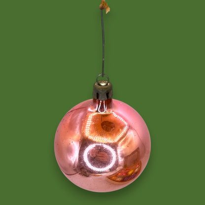 Vintage Santa Land Christmas Ornaments Glass Ball 12 x 2.25" Set with Original Box 🎁 🎄