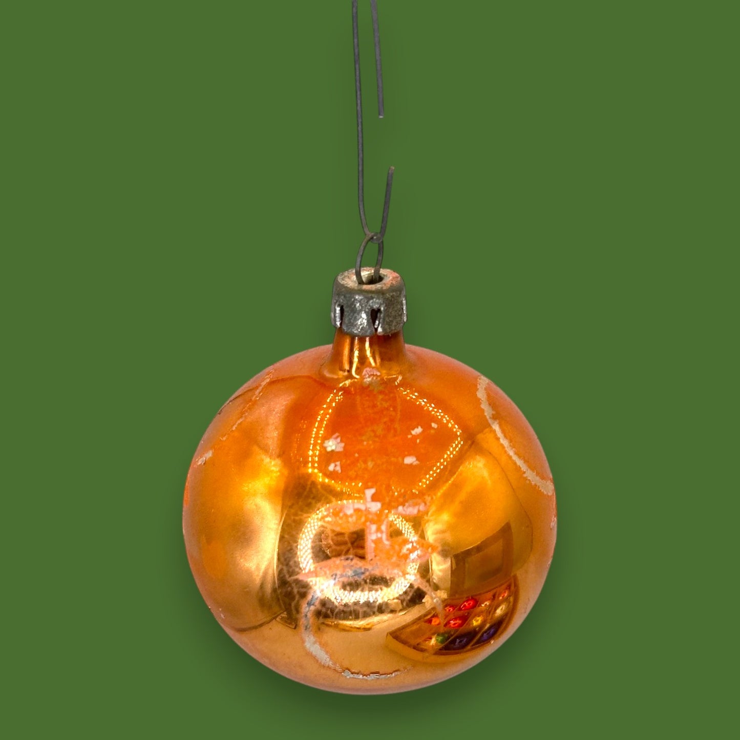 Vintage Santa Land Christmas Ornaments Glass Ball 12 x 2.25" Set with Original Box 🎁 🎄