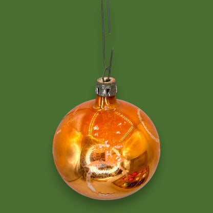 Vintage Santa Land Christmas Ornaments Glass Ball 12 x 2.25" Set with Original Box 🎁 🎄