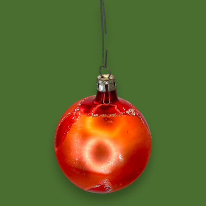 Vintage Santa Land Christmas Ornaments Glass Ball 12 x 2.25" Set with Original Box 🎁 🎄