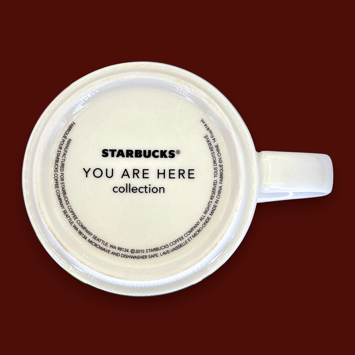 Starbucks Washington “You Are Here Collection” Replacement Mug