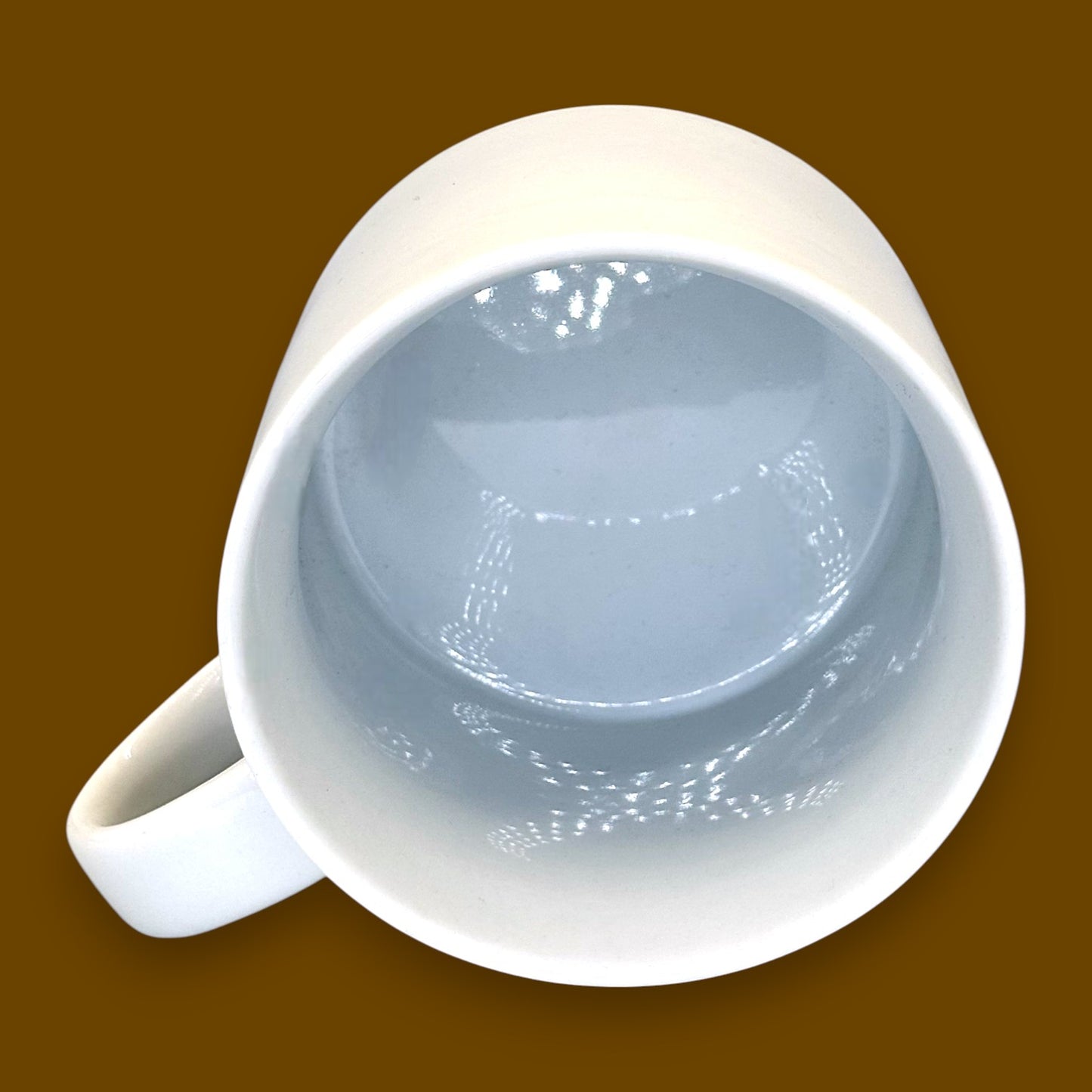 Starbucks White Gold Lettering Ceramic Mug with Red Base Replacement Mug