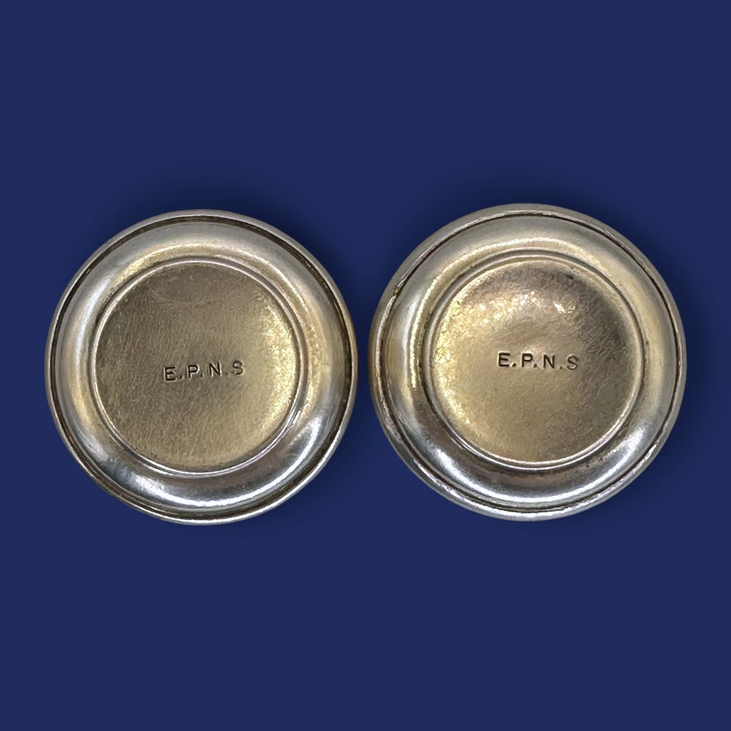 🚢 RMS Alaunia Antique Crested Salt and Pepper Shakers: EPNS Silverplate