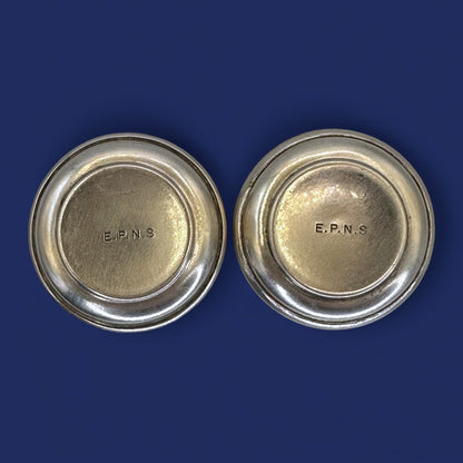 🚢 RMS Alaunia Antique Crested Salt and Pepper Shakers: EPNS Silverplate