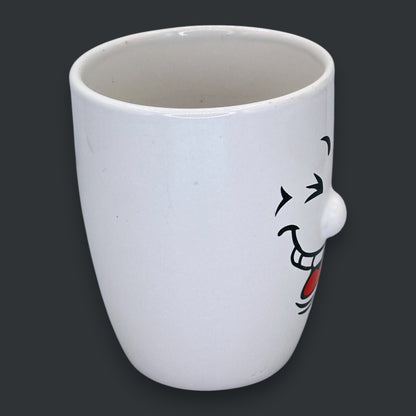 Vintage 3D Nose Winking Smiley Face Replacement Mug, Retro Kitsch 😂