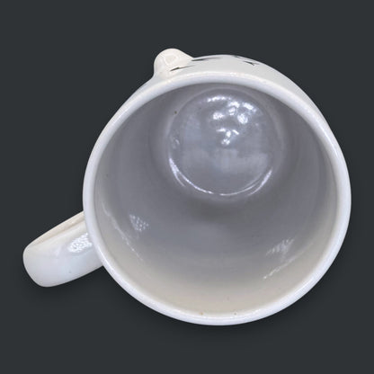 Vintage 3D Nose Winking Smiley Face Replacement Mug, Retro Kitsch 😂