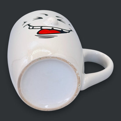 Vintage 3D Nose Winking Smiley Face Replacement Mug, Retro Kitsch 😂