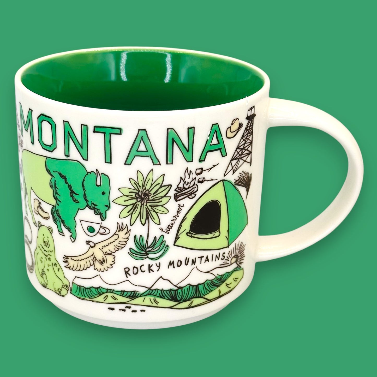 Starbucks Montana Been There Series Mug - Across the Globe Collection Ceramic Mug,