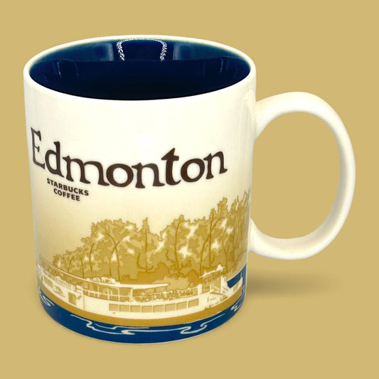 Vintage Starbucks Edmonton Alberta Global Icon Series Replacement Mug