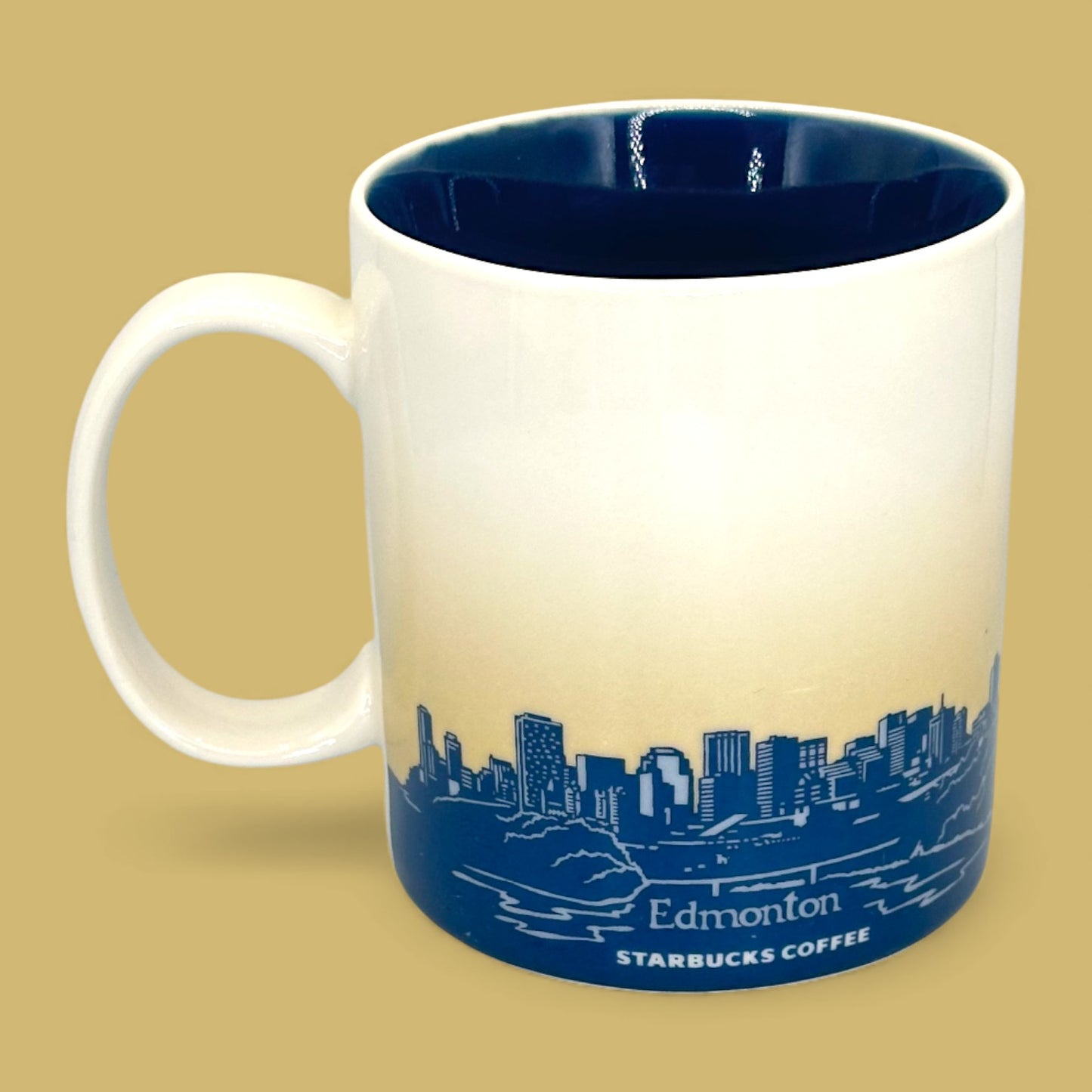 Vintage Starbucks Edmonton Alberta Global Icon Series Replacement Mug