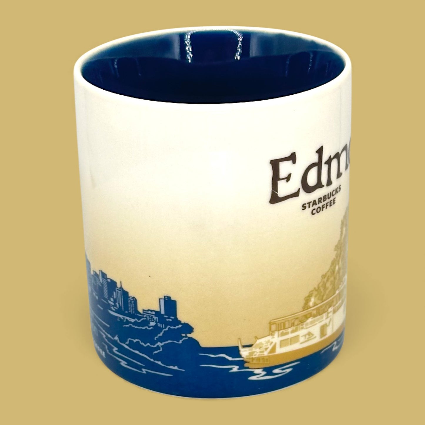 Vintage Starbucks Edmonton Alberta Global Icon Series Replacement Mug