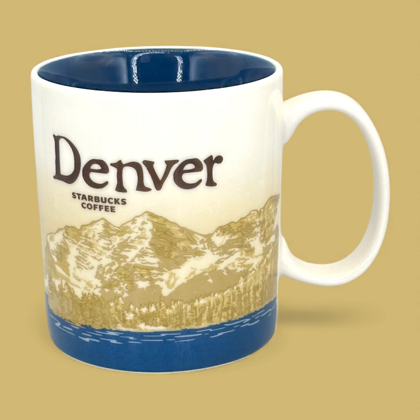 Vintage Starbucks Denver Colorado Global Icon Series Replacement Mug