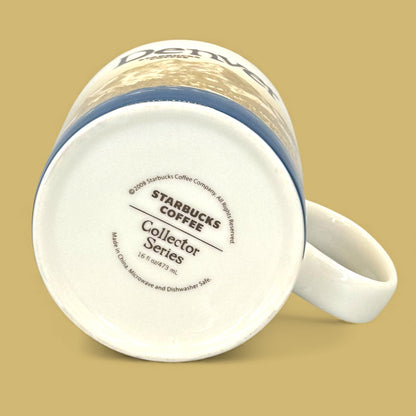 Vintage Starbucks Denver Colorado Global Icon Series Replacement Mug