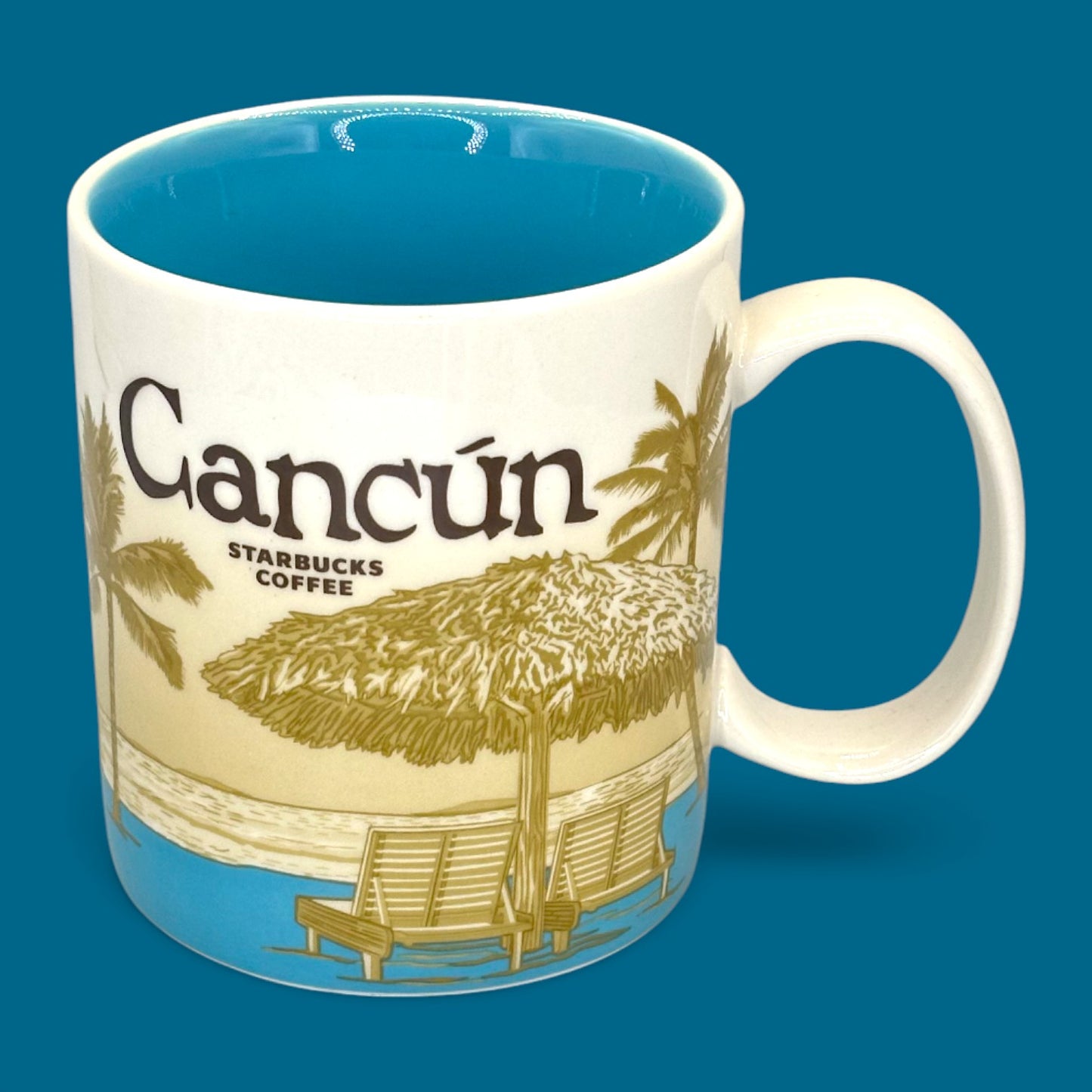 Starbucks Cancun Mexico Global Icon Series Replacement Mug - Vintage