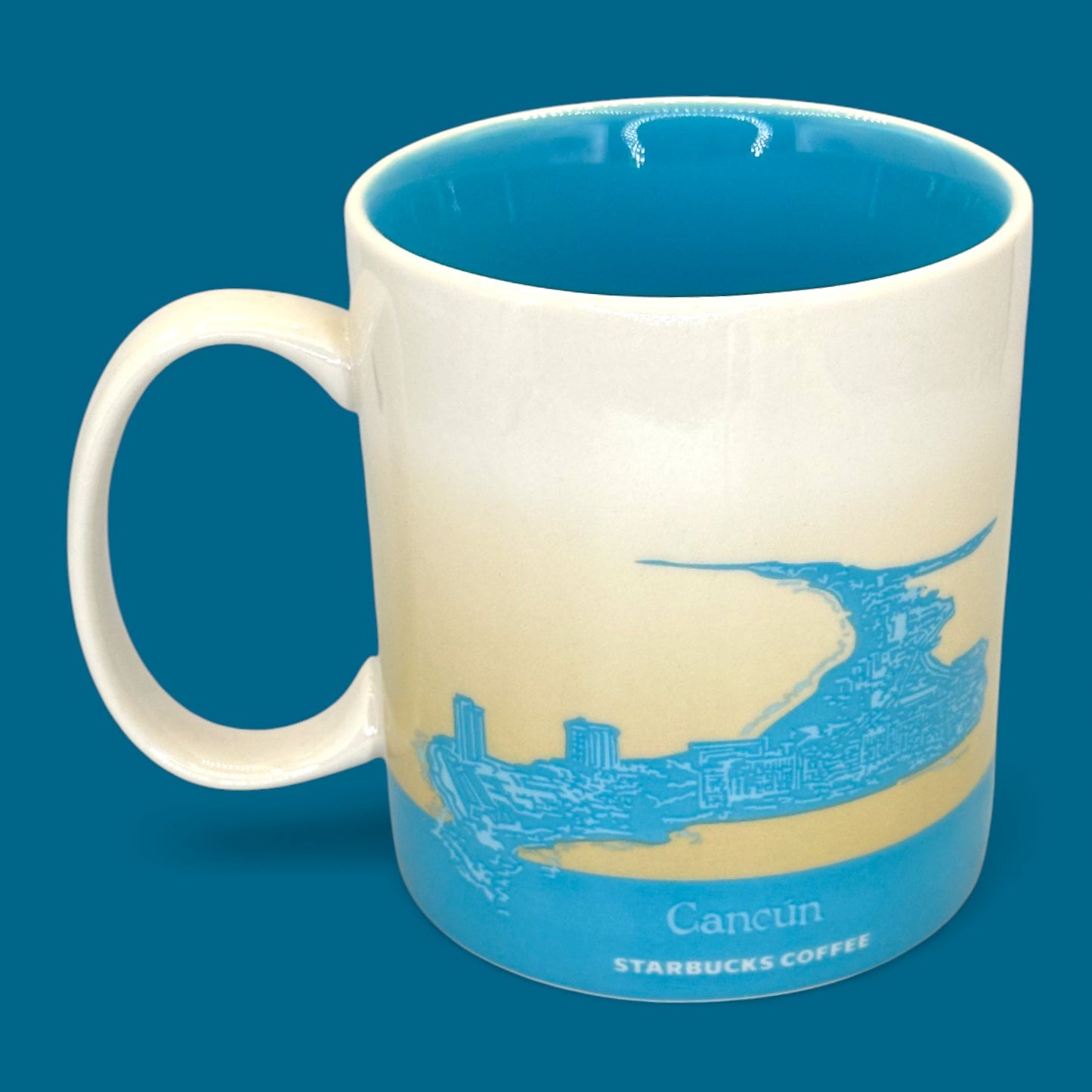 Starbucks Cancun Mexico Global Icon Series Replacement Mug - Vintage