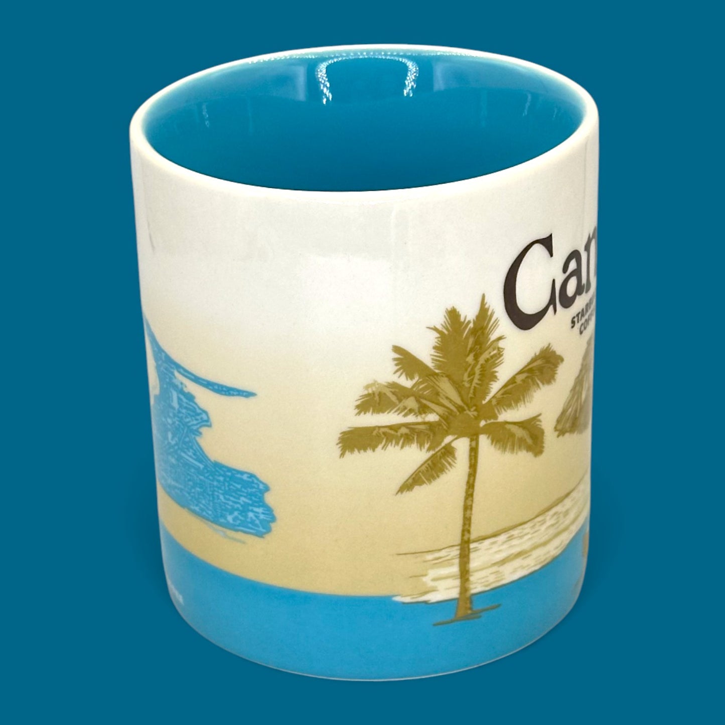 Starbucks Cancun Mexico Global Icon Series Replacement Mug - Vintage