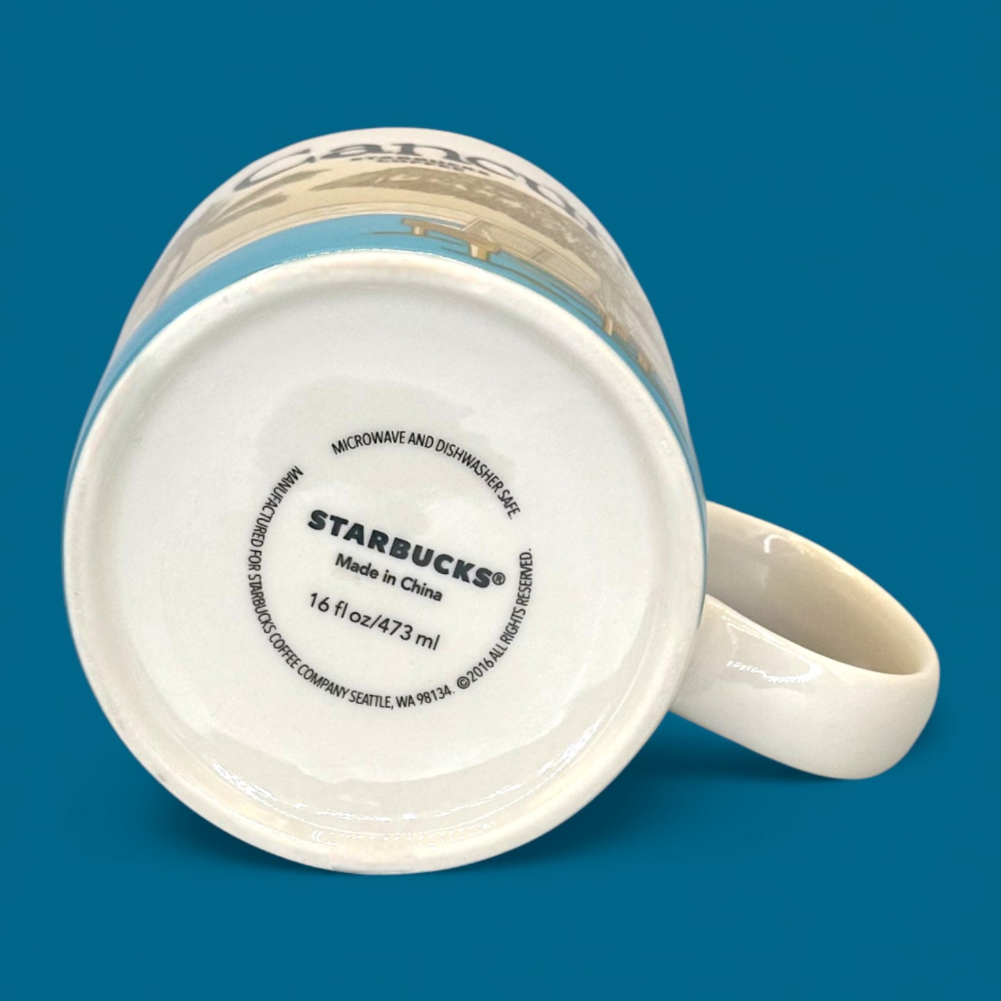 Starbucks Cancun Mexico Global Icon Series Replacement Mug - Vintage