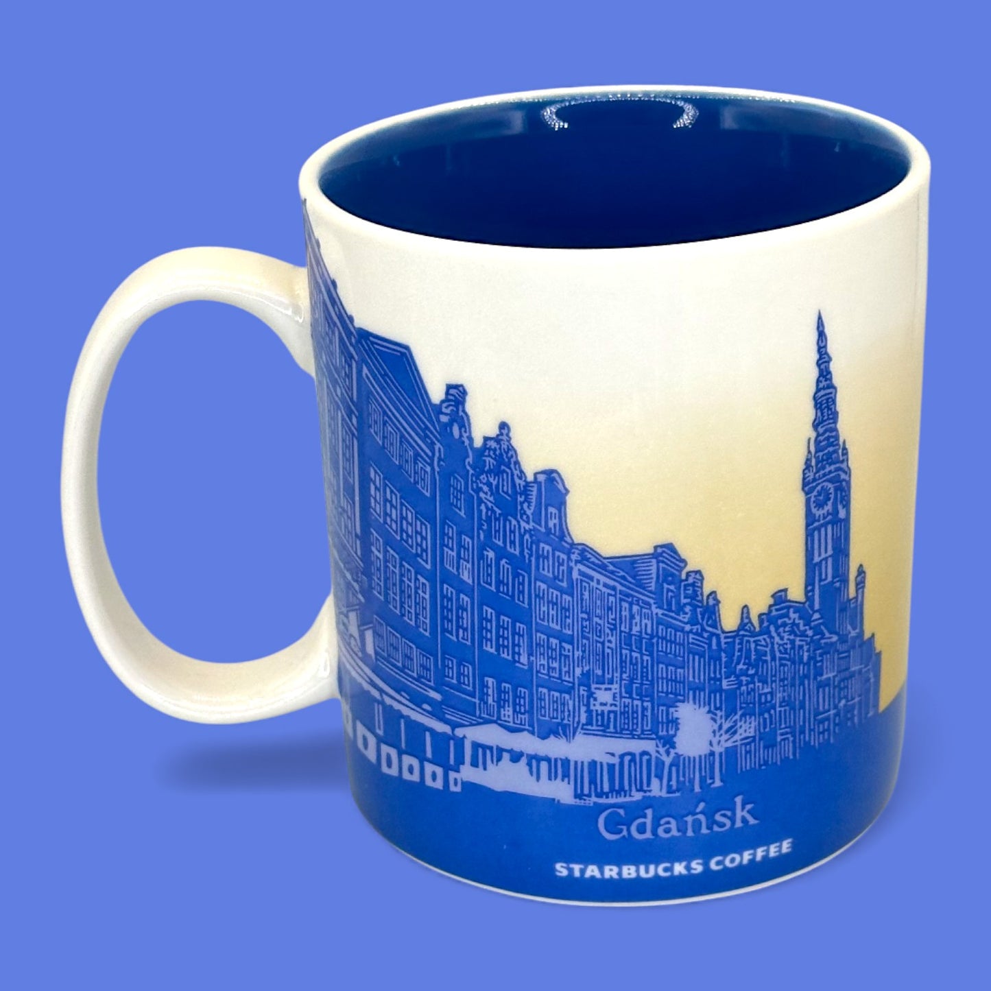 Vintage Starbucks Gdansk Global Icon Series Replacement Mug