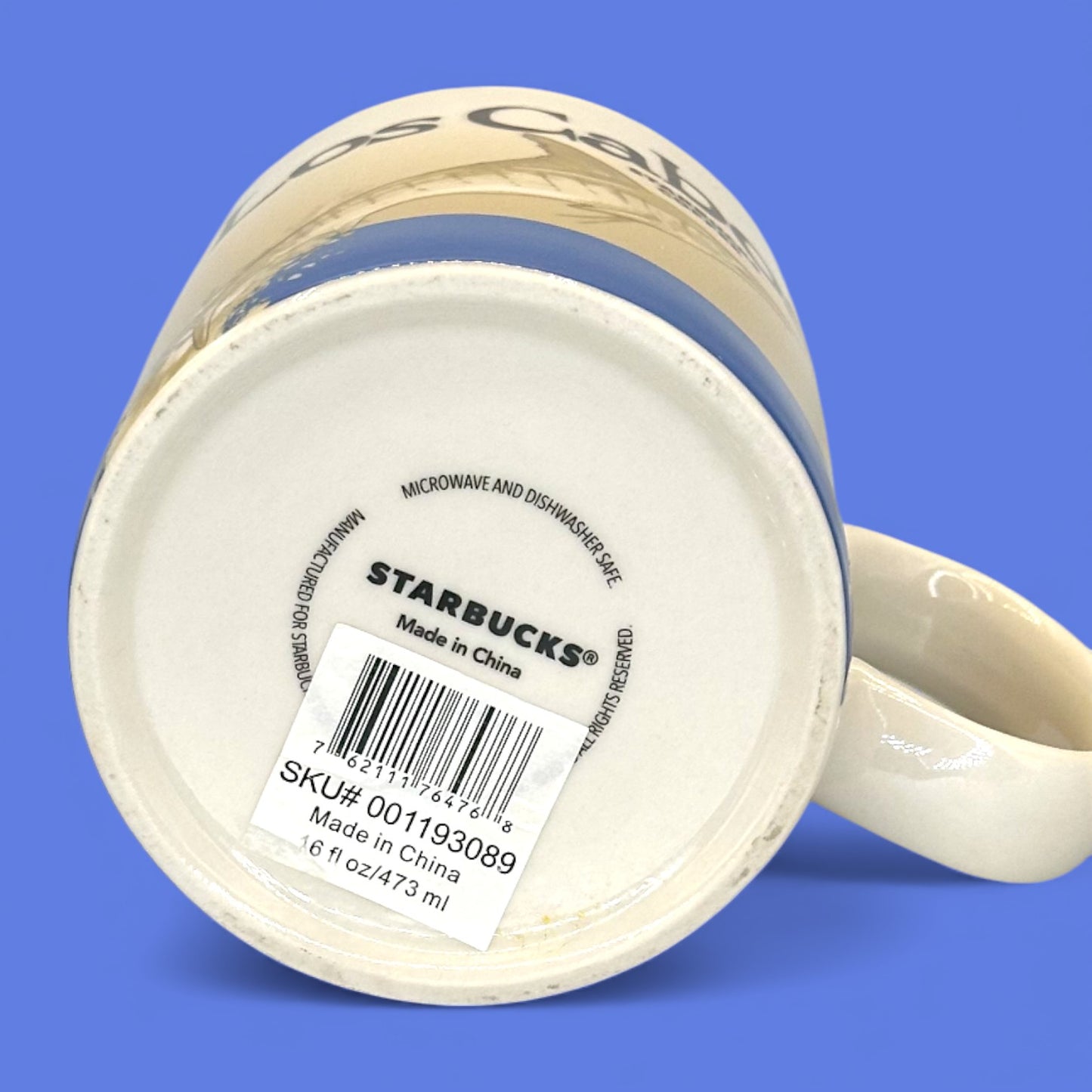 Vintage Starbucks Los Cabos Mexico Global Icon Series Replacement Mug