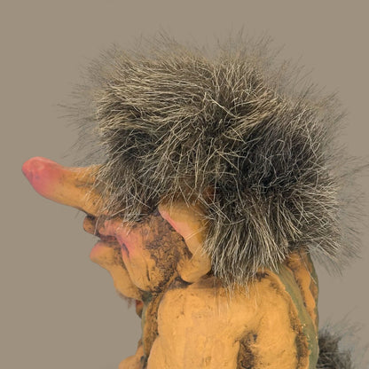 Vintage Hugging Troll Couple Figurine - Nyform Collectible 🍄