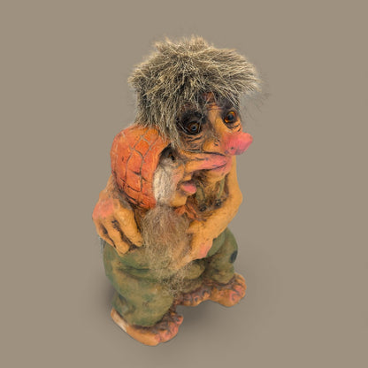 Vintage Hugging Troll Couple Figurine - Nyform Collectible 🍄