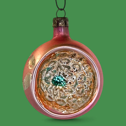 Vintage Shiny Brite Ornaments, 12-piece Set, Retro Christmas Decor - Indents - Mercury Glass