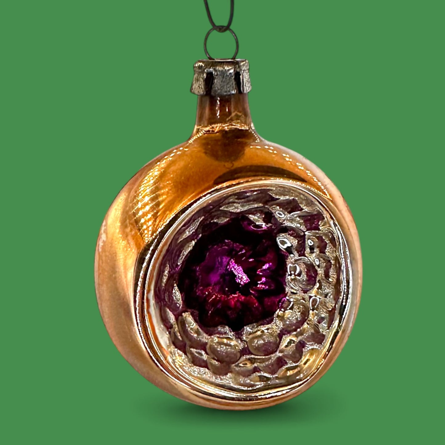 Vintage Shiny Brite Ornaments, 12-piece Set, Retro Christmas Decor - Indents - Mercury Glass