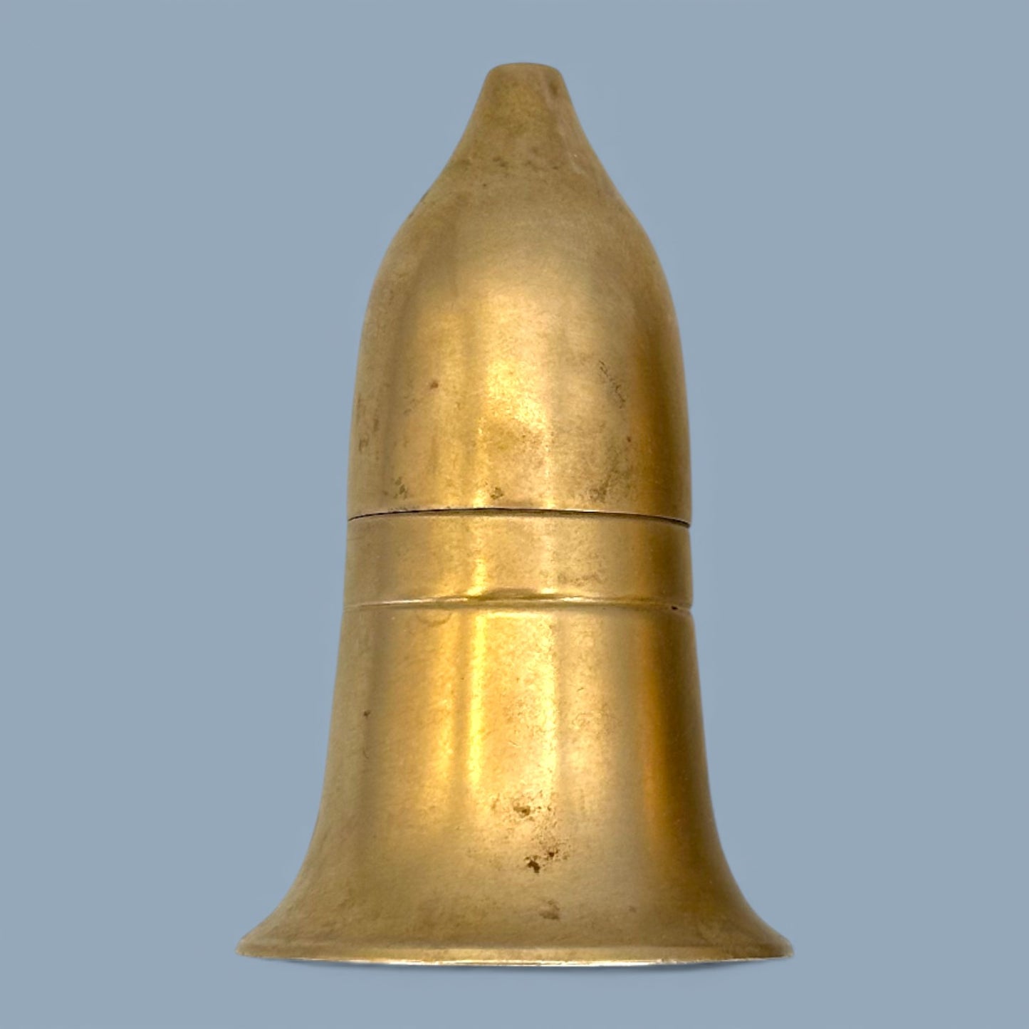 Vintage Brass Bullet Salt and Pepper Shakers