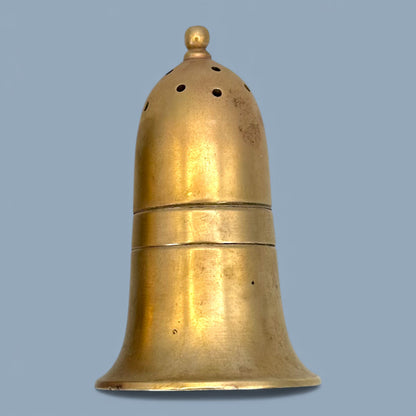 Vintage Brass Bullet Salt and Pepper Shakers