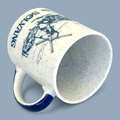 Vintage Solvang California Blue and White Tourist Replacement Mug