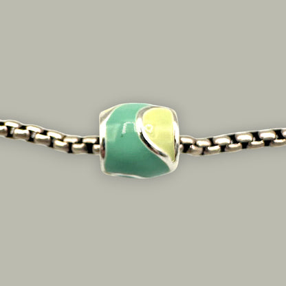 Vintage Sterling Silver 925 Chamilia Charm Bracelet 7.5 Inch