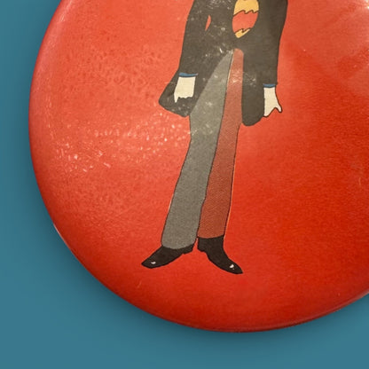 Vintage Paul McCartney Yellow Submarine Beatles Pinback 1968 Original