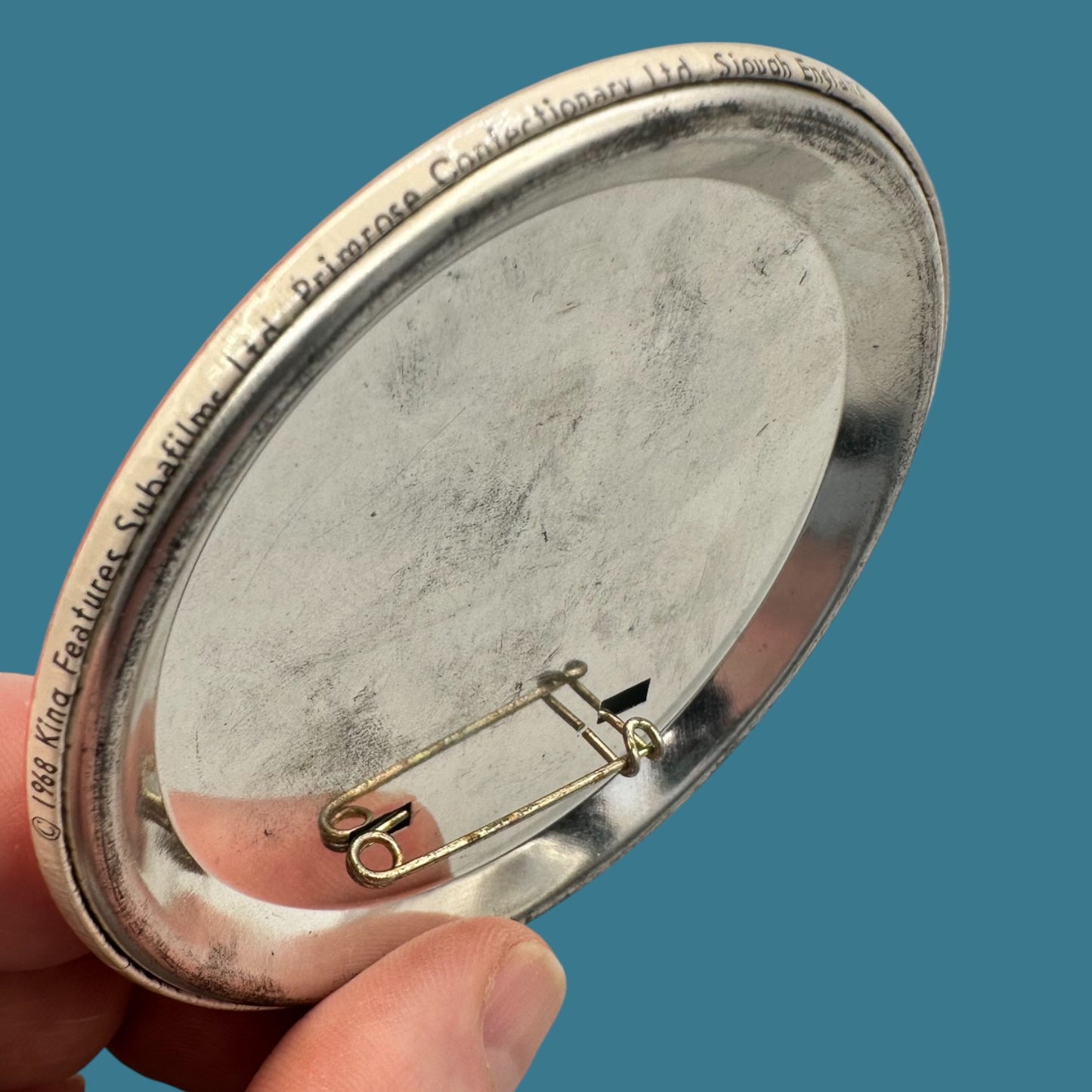 Vintage Paul McCartney Yellow Submarine Beatles Pinback 1968 Original