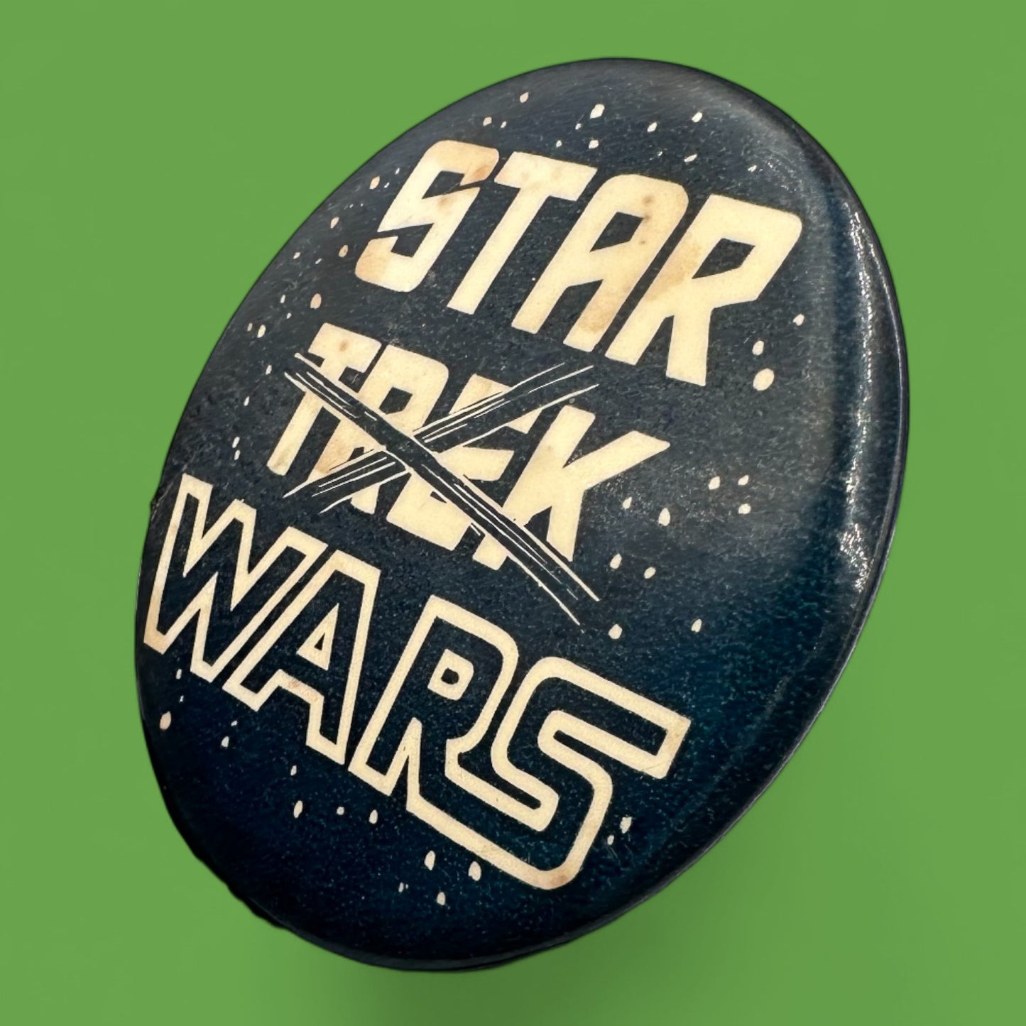 Vintage Star Trek X Star Wars Pinback Button