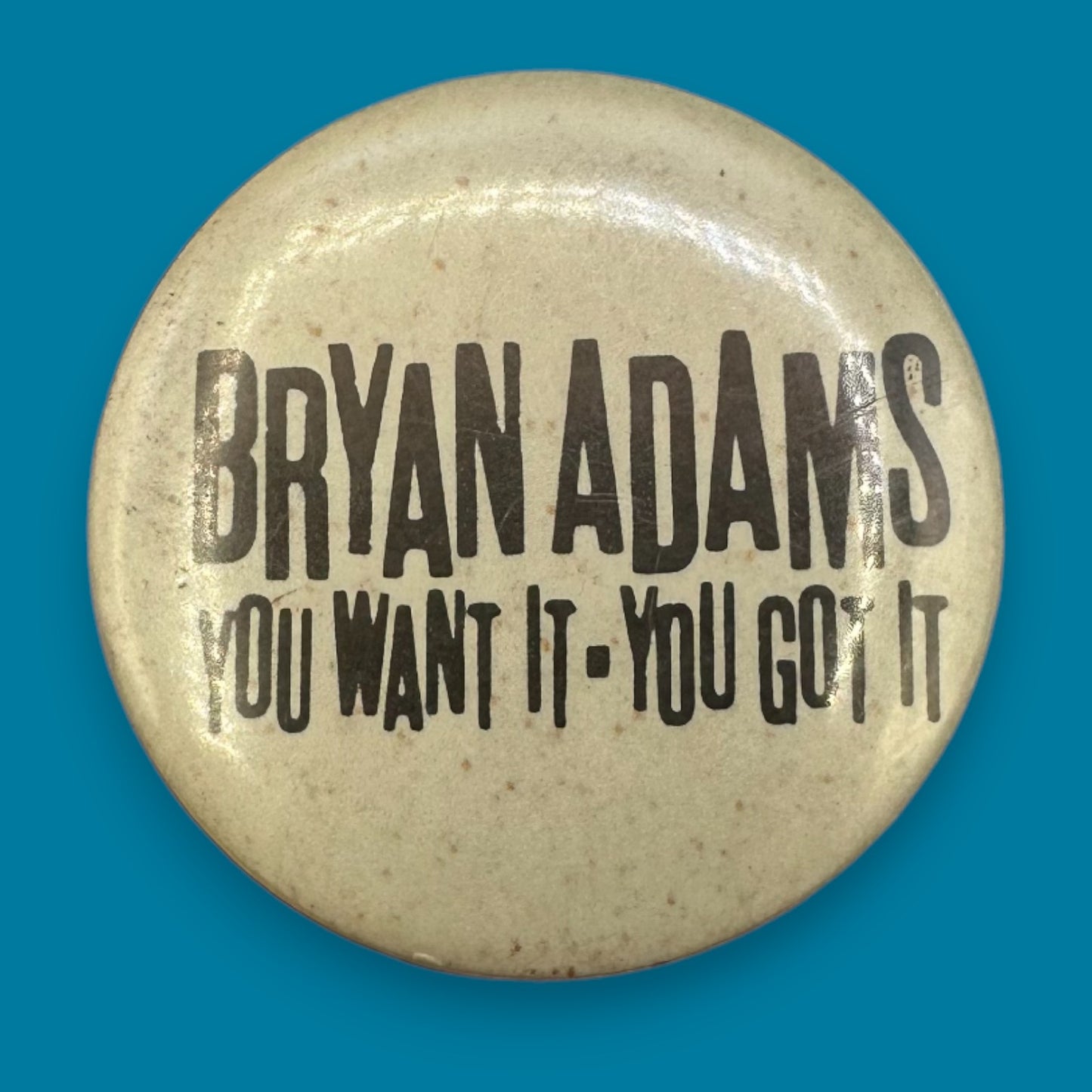 Vintage Rock & Roll Pinback Collection Rush Bryan Adams Roy Orbison Bob Seger