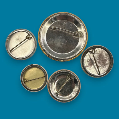 Vintage Rock & Roll Pinback Collection Rush Bryan Adams Roy Orbison Bob Seger