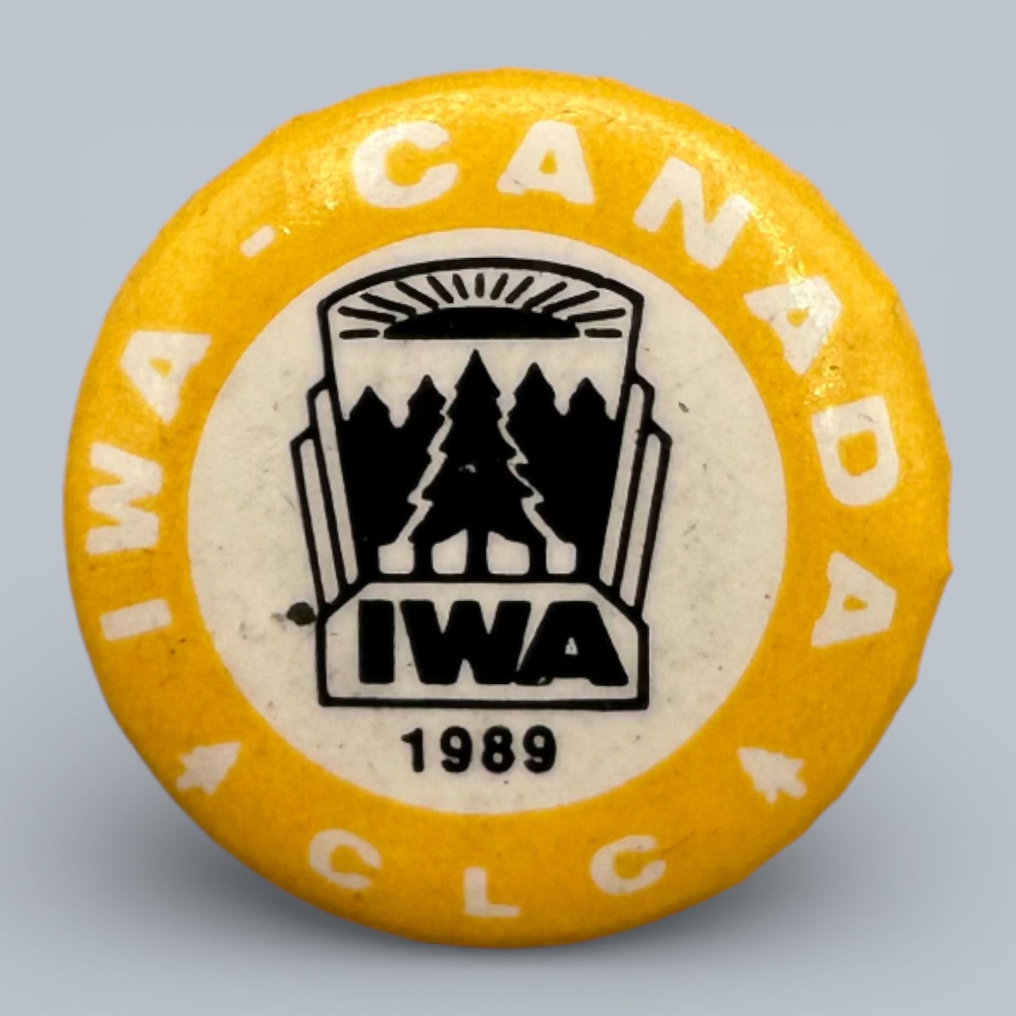 Vintage IWA Canada Labour Union Pinbacks (1988–1991)