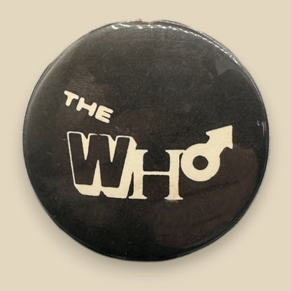 Vintage The Who Rock Band Pin – Classic Pinback Badge