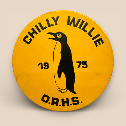 Chilly Willie Penguin O.R.H.S. 1957 Vintage Pinback