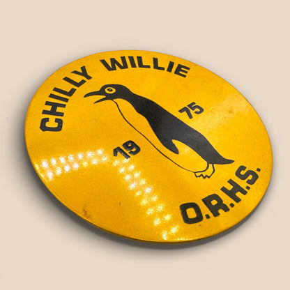 Chilly Willie Penguin O.R.H.S. 1957 Vintage Pinback